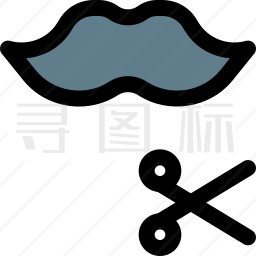 小胡子图标