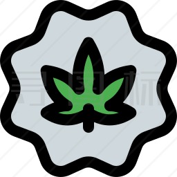 大麻标记图标
