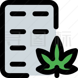 大麻药物图标