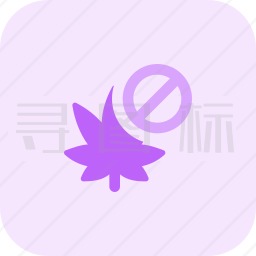 禁止大麻图标