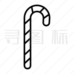 拐杖糖果图标