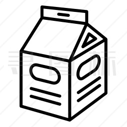 牛奶盒图标