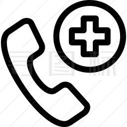 医疗电话图标