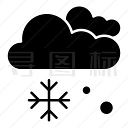 降雪图标