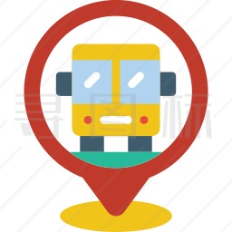 公共汽车位置图标
