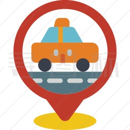 出租车位置图标