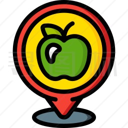 苹果位置图标