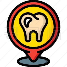 牙科位置图标