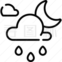 雨图标