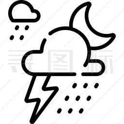 暴风雨图标