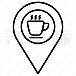 咖啡馆位置图标