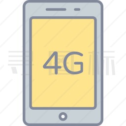 4G手机图标