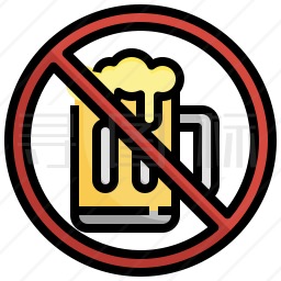 禁止啤酒图标