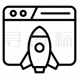 网页火箭图标