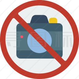 禁止照相图标