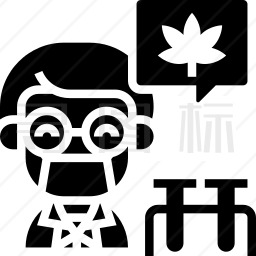 大麻研究图标