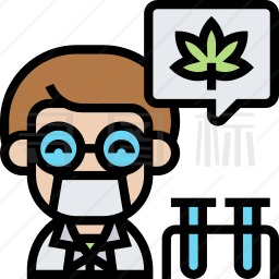 大麻研究图标