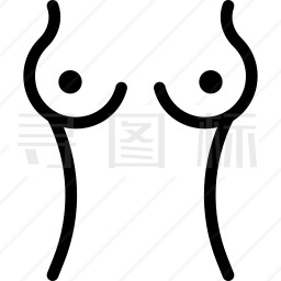 乳房图标