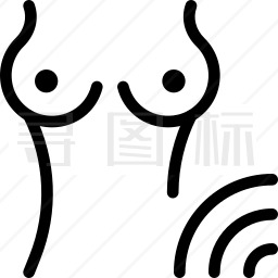 乳房图标