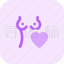 乳房图标