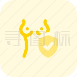 乳房安全图标