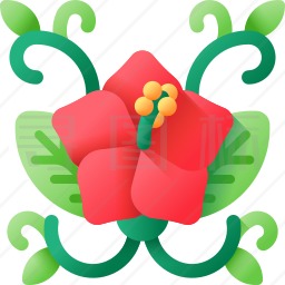 花卉装饰图标