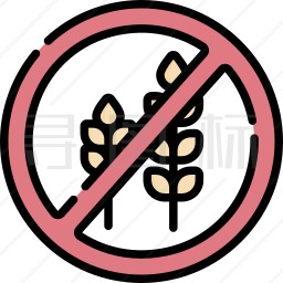禁止小麦图标