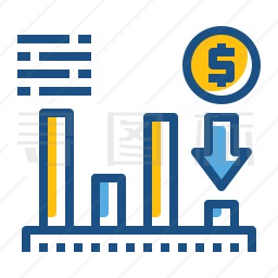 统计条形图图标