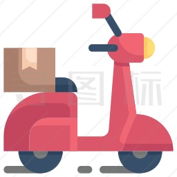 送货电瓶车图标