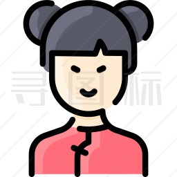 女孩图标