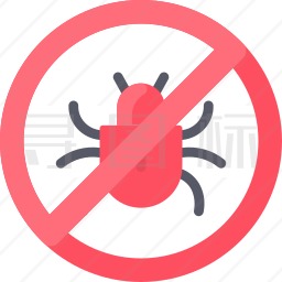 禁止病毒图标