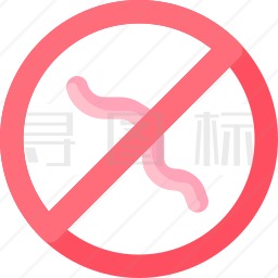 禁止蠕虫图标