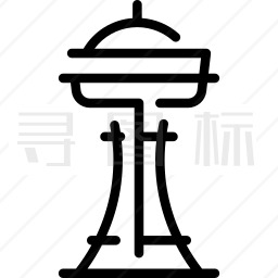 太空针塔图标