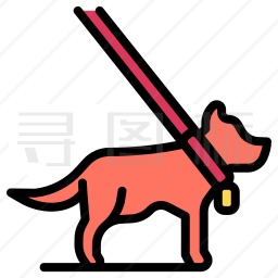 导盲犬图标