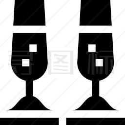 香槟酒杯图标