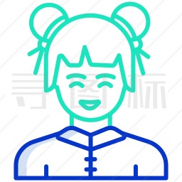 女孩图标