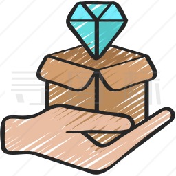 钻石包裹图标