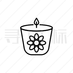 芳香蜡烛图标