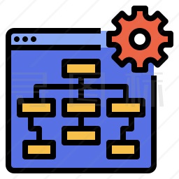 网页流程图图标