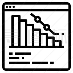 经济图表图标