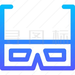 3D眼镜图标