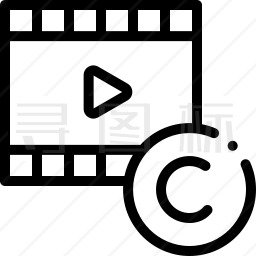 视频版权图标