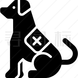 救援犬图标