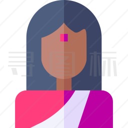 印度女人图标