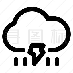 雷雨图标