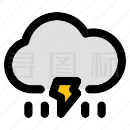 雷雨图标