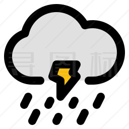 雷雨图标