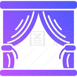 舞台幕布图标