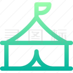 马戏团帐篷图标