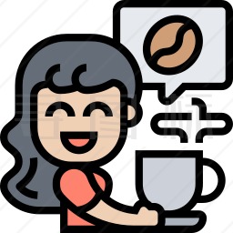 喝咖啡图标